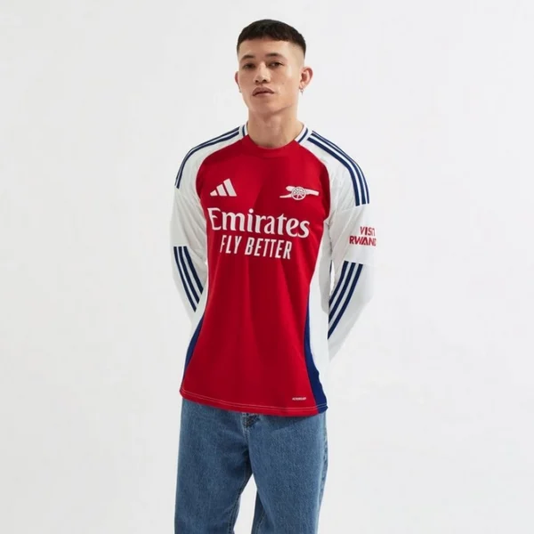 arsenal adidas 2425 langarm-heimtrikot für herren mit individuellem aufdruck Kategorien für Arsenal-Unterstützer