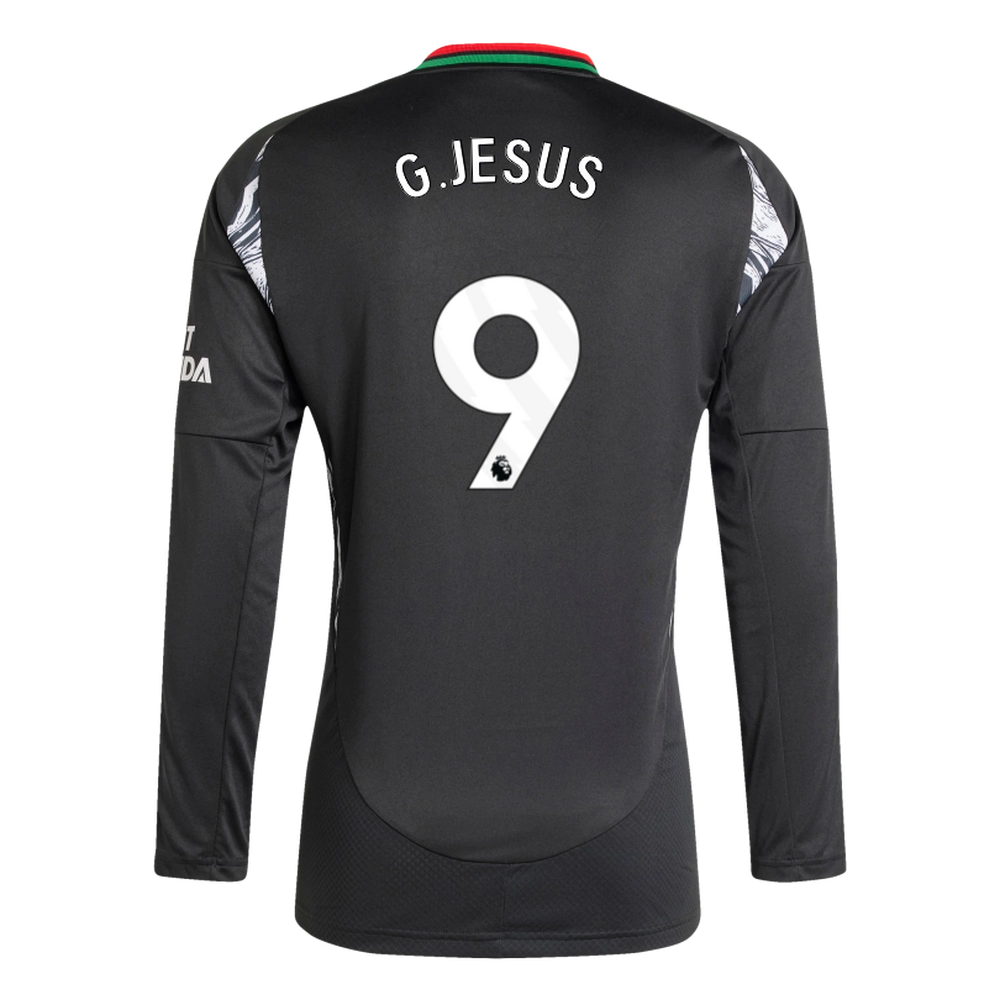 Arsenal Store - arsenal damen adidas 2425 langarm-auswärtstrikot – gabriel jesus Kategorien für jeden Arsenal-Fan Offizielle Arsenal Fußballshirts