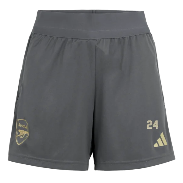 Arsenal Store - arsenal herren 2324 graue trainingsshorts – reiss nelson Kategorien für jeden Arsenal-Fan Offizielle Arsenal Fußballshirts