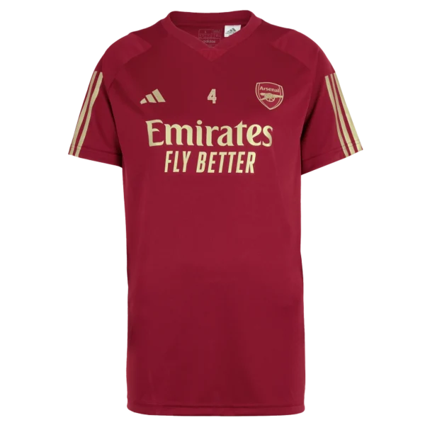 Arsenal Store - arsenal herren 2324 rotes trainingstrikot – ben white Kategorien für jeden Arsenal-Fan Offizielle Arsenal Fußballshirts