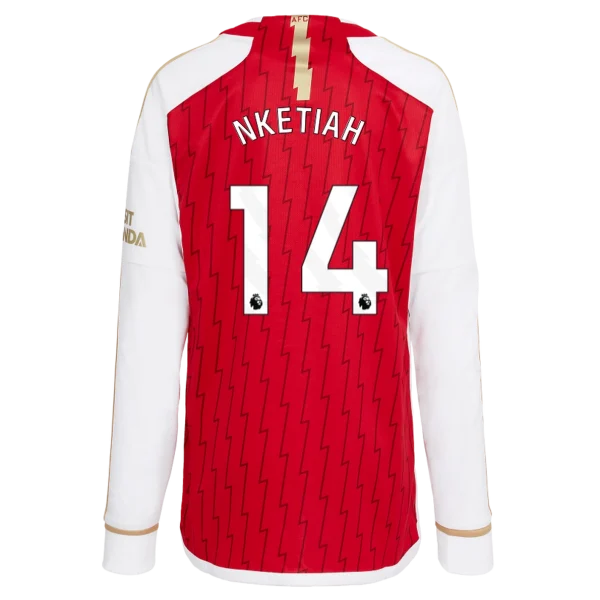 Arsenal Store - arsenal junior 2324 langärmliges heimtrikot – eddie nketiah Kategorien für jeden Arsenal-Fan Offizielle Arsenal Fußballshirts