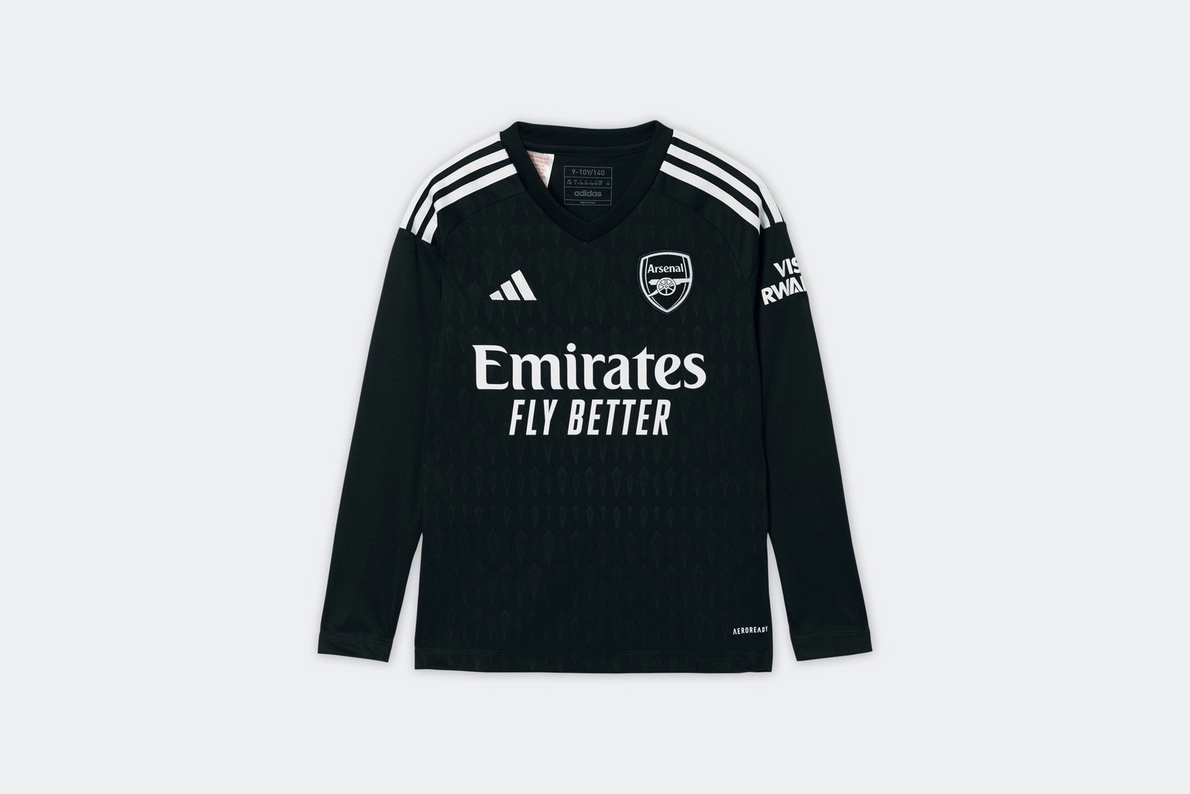 arsenal junior 2324 schwarzes torwart-langarmtrikot Kategorien für Arsenal-Unterstützer